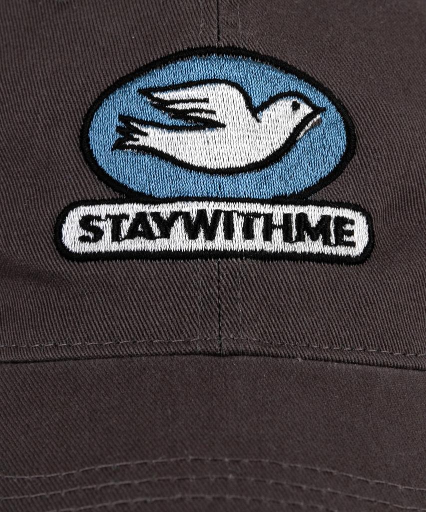 Wig Stay With Me Washed Ball Cap - Charcoal
