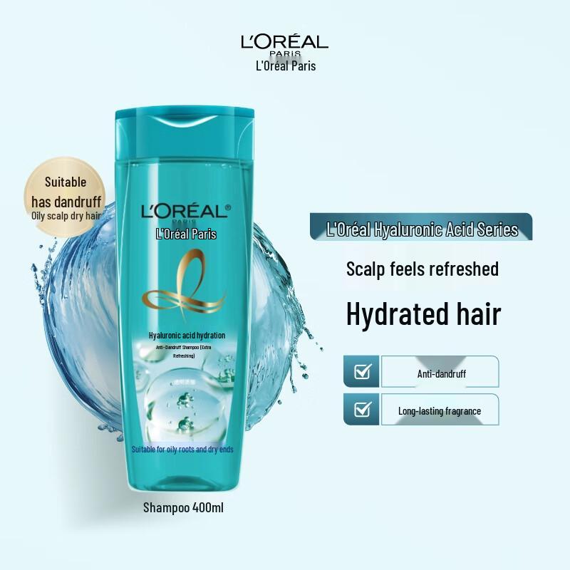L Oréal Hyaluronic Acid Refreshing Dandruff Control Shampoo