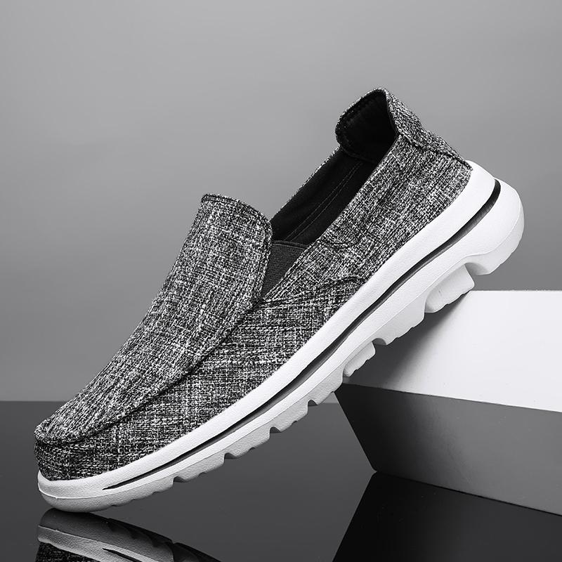 Pantofi Pânză Bărbați la Modă Bleumarin Negru Pantofi Barcă Pantofi Tip Dude Pantofi Deck Loafer Outdoor Casual Pantofi Plați Mărimi Mari 39-50