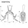 Mini Lightweight Multifunctional Turtle Back Pliers Portable Beetle Pliers Folding Pocket Tool for Outdoor Hiking & Keychain Use
