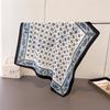 Autumn and Winter New Cashew Imitation Velvet Herringbone Pattern Cotton and Linen Small Square Scarf Silk Scarf Headscarf Shawl Decorative Scarf Scar