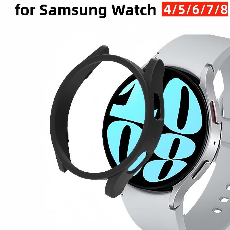 Watch Strap+PC Case for Samsung Galaxy Watch 7 6 5 4 44mm 40mm Protective Case Cover Metal Band for Galaxy Watch 4 5 6 7 40/44mm