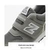 New Balance NB 996 V3 Slip Resistant Cushioning Abrasion Resistant Breathable Low Top Toddler Shoes Concrete Gray Baby