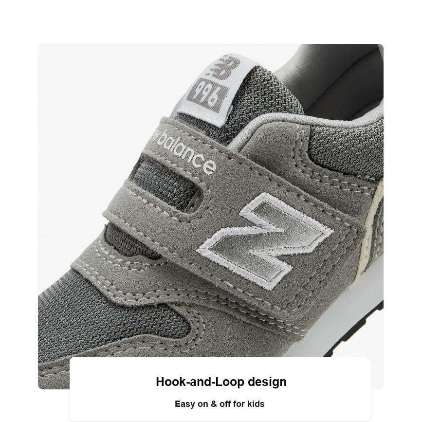 New Balance NB 996 V3 Slip Resistant Cushioning Abrasion Resistant Breathable Low Top Toddler Shoes Concrete Gray Baby