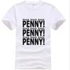 Fashion The Big Bang Theory Funny "penny" Print Sweethearts O-neck T-shirts Premium Quality