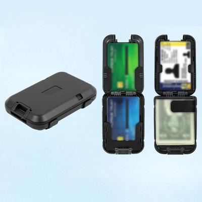 New Multi-functional Business Card Case Unisex Waterproof Anti-theft Brush Card Holder Small ABS Wallet Luggage Accessories