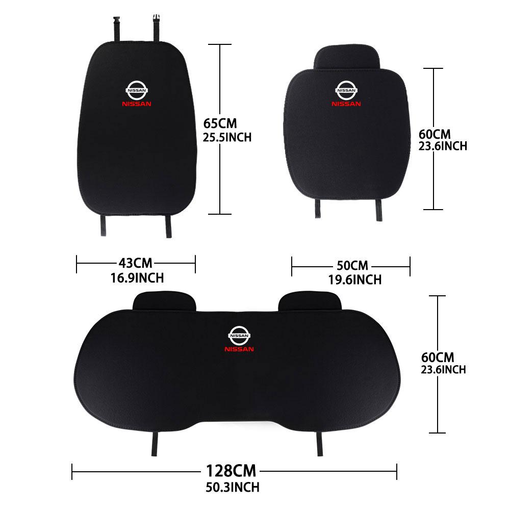 Car Front Rear Seat Protect Cushion Seat Backrest Warm Mat Pads For Nissan Qashqai Juke Navara Micra Patrol GTR Versa Sentra