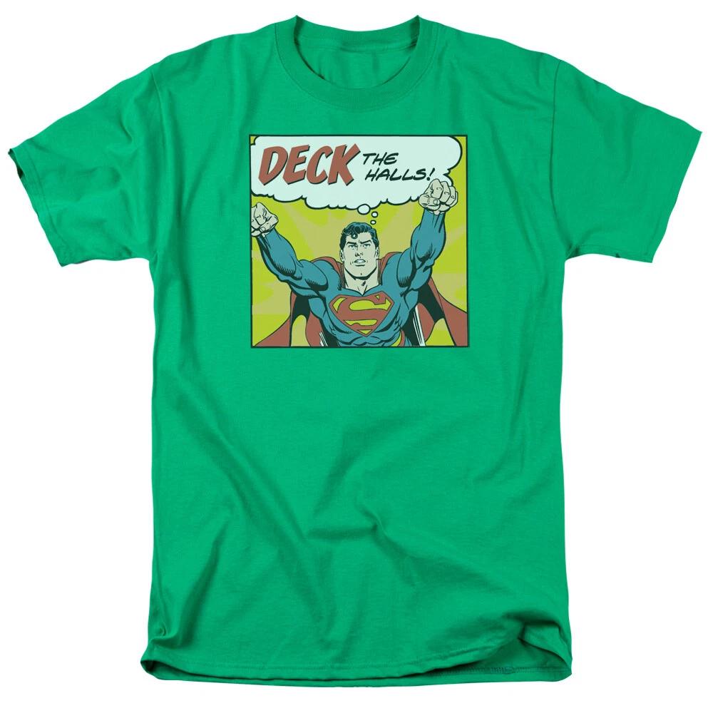 Superman  Deck The Halls  T-Shirt - to 4X 2XL