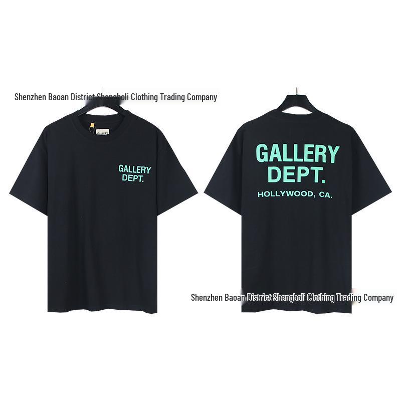 Unisex retro tričko s krátkym rukávom s potlačou D od GALL
