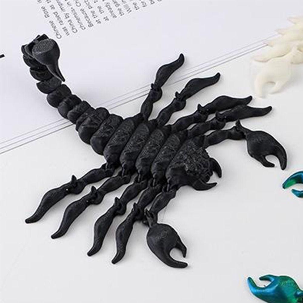 Articulated 3D Printed Scorpion Realistic Decorative Scorpion Figures  Landscaping Decoration
