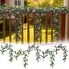 1.8m Artificial Flower Vine, Fake Flower Vine, Plastic Flower, Pipe Cover, Balcony Decoration