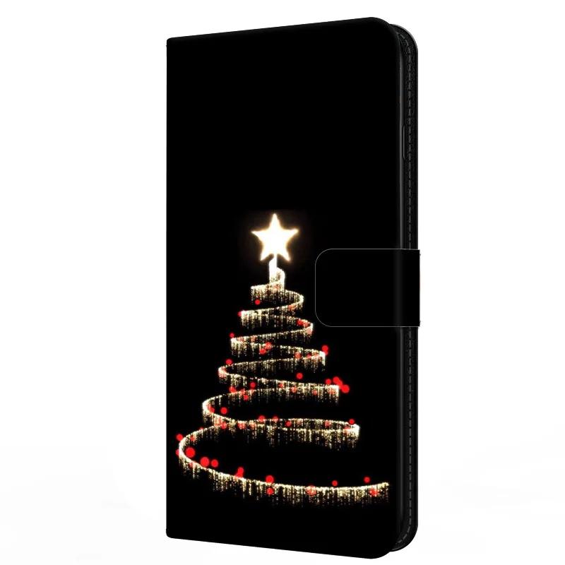 Leather Case For Honor 300 Honor300 Ultra Card Stand Book Cover For Magnetic Wallet Phone Bumper Merry Christmas Shell Flip Para