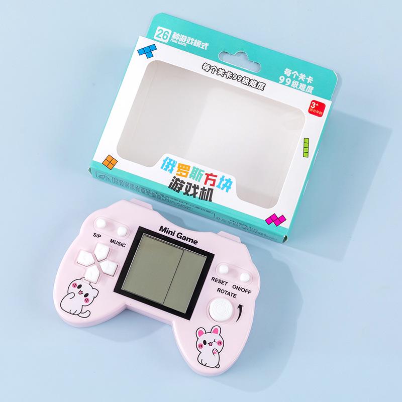 Classic Retro Handheld Tetris Game Console for Kids