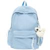 Schoolbag Japanese idyllic versatile student backpack women's small fresh plaid casual simple schoolbag travel backpack