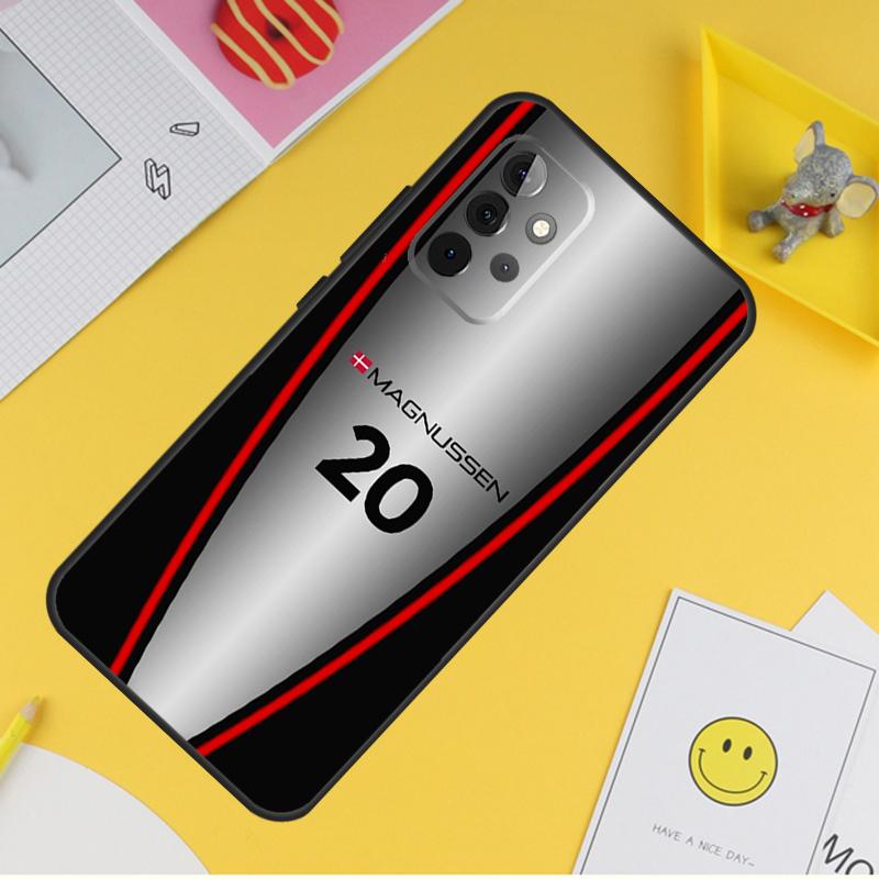 Kevin Magnussen F1 Case For Samsung Galaxy A55 A35 A25 A15 A51 A71 A12 A32 A52 A13 A33 A53 A14 A34 A54 Coque