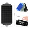 1Pc Black Silicone Ice Tray-160 Mini Cubes,Easy Release Mould for Crushed Ice&Ice Sand,Quick-Freezing&Reusable silicone mold
