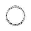 Gucci Interlocking Double G Narrow Silver Ring Vintage Matte 925 Silver Unisex rings 661513-J8400-0728