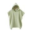 Children's Cotton Gauze Hooded Poncho Bath Towel - Absorbent Wearable Swim Wrap