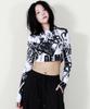 Deumakeu Punk Graphic Crop T-Shirt