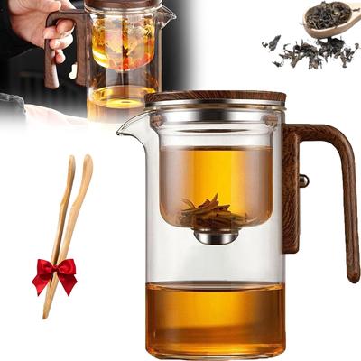 Théière Enchantea, Théière Enchantea, Thé Tranquili The Harmony Pot, Infuseur à thé artisanal Luva, Théière Enchanting Théière magique avec passoire