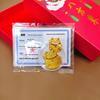 Pure Gold Mobile Phone Sticker: Enhance Wealth & Beauty - Perfect Good Luck Gift for Business Promotion