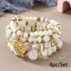 Bohemian bracelet creative tassel multi-layer beaded bracelet