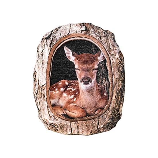Tree Hole Animal Refrigerator Magnet Wooden Animal Fridge Magnet Home Office Kitchen Cabinet Locker Whiteboard