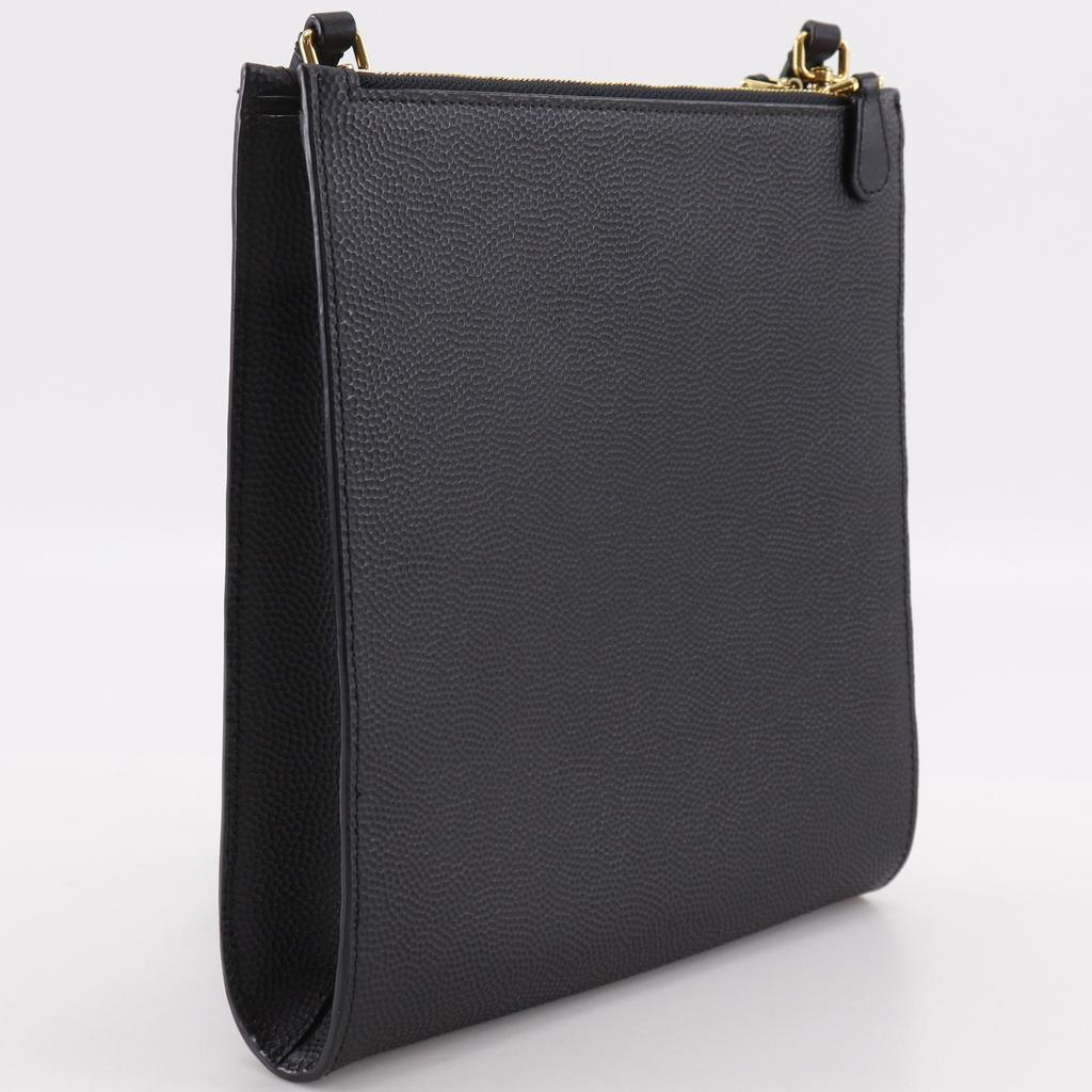 Bally Shoulder Bag Black Leather Women Used