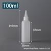 PE Dropper Bottle with Pointed Mouth for Glue and Pigment Dispensing