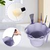 Reusable Powder Puff Cleaning Cup Silicone Makeup Brush Holder  Beauty Tools