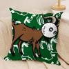 Fashion MMalbon GGolf Cushion Cover Soft Plush Fabric DoubleSided Printed Sofa Cushion Cover for All Seasons Home Decor Gift