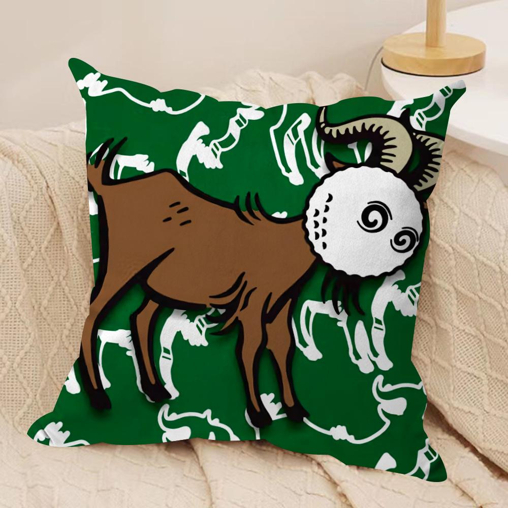 Fashion MMalbon GGolf Cushion Cover Soft Plush Fabric DoubleSided Printed Sofa Cushion Cover for All Seasons Home Decor Gift