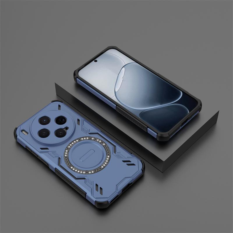 Custodia per Vivo X300 Custodia per Vivo X300 Pro Antiurto Armatura Rigida PC Adsorbimento Magnetico Ricarica Wireless Cover Posteriore Per Custodia Vivo X300