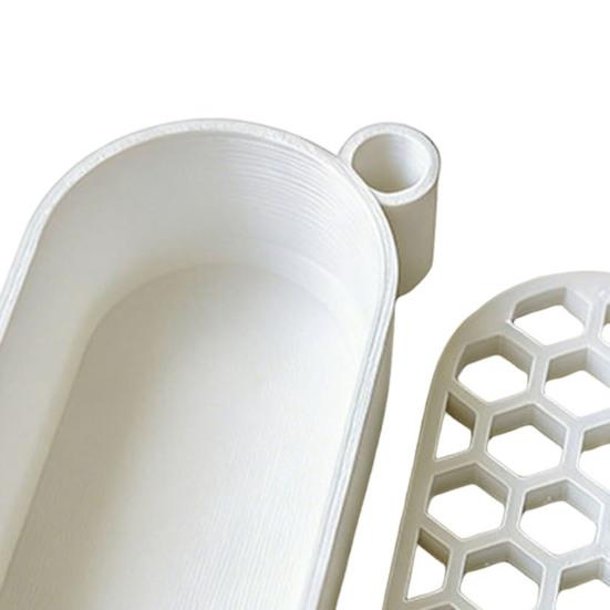 3D Printed Scallion Leek Regrow Planter Hydroponic Growing Pot for Kitchen Window Multi-Hole Design Home Garden Vegetable Kit