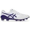Asics Ds Light X-Fly 5 Comfortable Sports Artificial Grass Natural Grass Football Shoes Men Football Shoes White Purple 1101A047-104