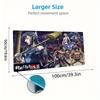 Recorde of Ragnarok Color Mouse Pad Large Gaming Table Cushion Non-slip Laptop Tablet Big Mousepad XXL Mat Mini PC Playmat With Lock Edge