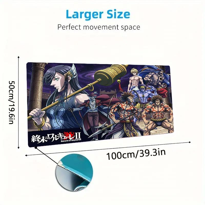 Recorde of Ragnarok Color Mouse Pad Large Gaming Table Cushion Non-slip Laptop Tablet Big Mousepad XXL Mat Mini PC Playmat With Lock Edge