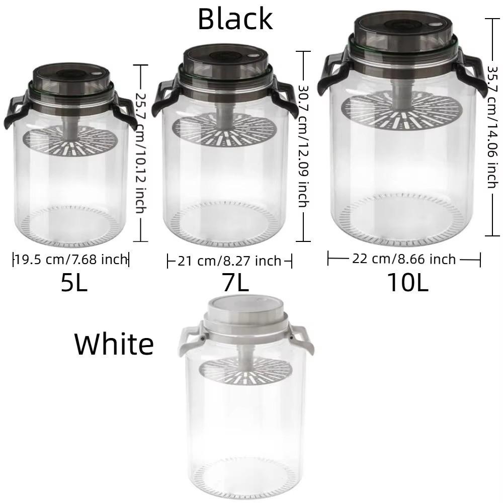Sealed Pickle Container with Lids Airtight Storage Pitcher Plastic Pickle Jars