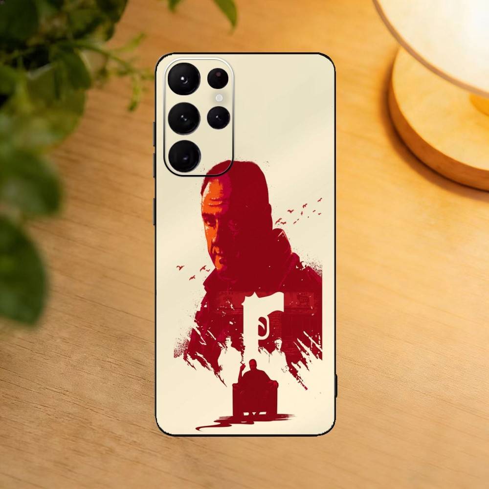 T-Tony The Sopranos Phone Case For Samsung S25,24,23,22,30,21,10,9,Ultra,Plus,Lite Soft Black Case