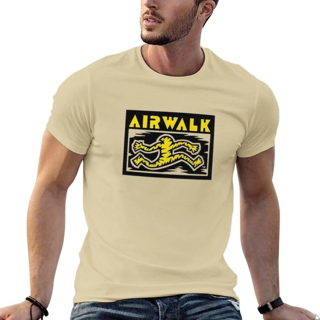 Nuovo Running Man, Airwalk Shoes T-shirt per Skateboard Design. T-shirt top carini t-shirt personalizzate t-shirt grafiche t-shirt da uomo alte