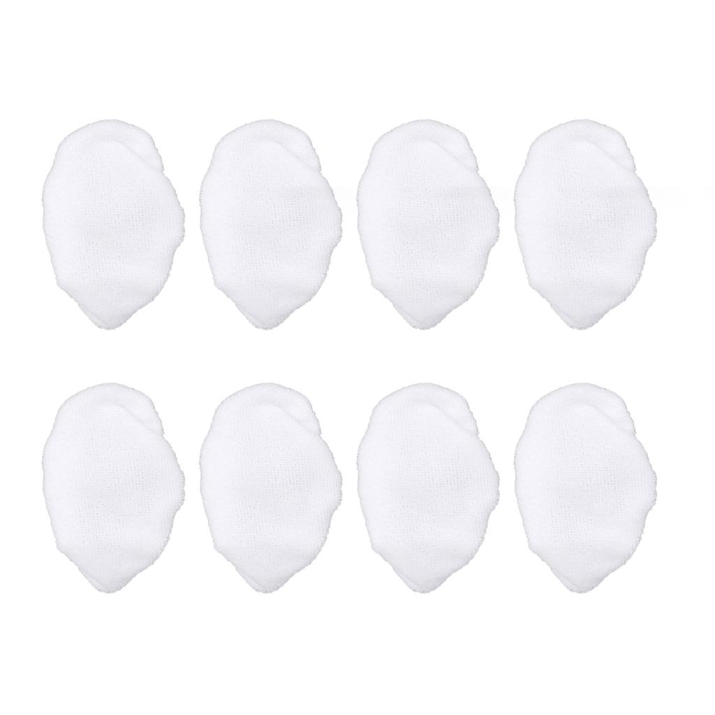 8 Pcs Steam Mop Pads for Handheld Steam Cleaner Reusable Universal Washable Microfiber Cloths