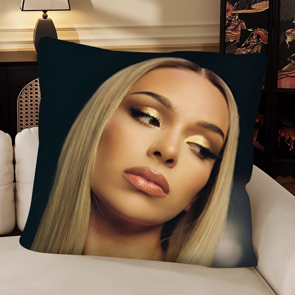 Singer BBad GGyal Pillow Case Fashion Square Pillowcase Bedroom Sofa Room Ins Decoration Leisure