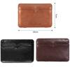 Coin Purse Clamshell Mode PU Leather Business Wallets Money Clip Card Storage Case Men Magic Wallet