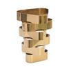 Metal Handicrafts Creative Geometric Irregular-shaped Vase Interlaced Flower Arrangement Accessories Home Decoration
