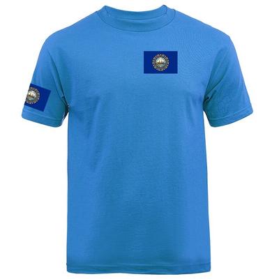 Koszulka z grafiką herbu flagi stanu New Hampshire Koszulka unisex