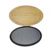 Conjunto de Chapa Oval de Ferro Fundido