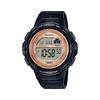 LWS-1200H-1AVDF Women's Digital Watch, Black Resin Strap