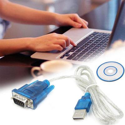 1/2Packs USB 2.0 To RS232 COM Port Serial Port 9 Pin DB9 Cable Adapter Convertor With Female Adapter With CD For Windows 10/7/8