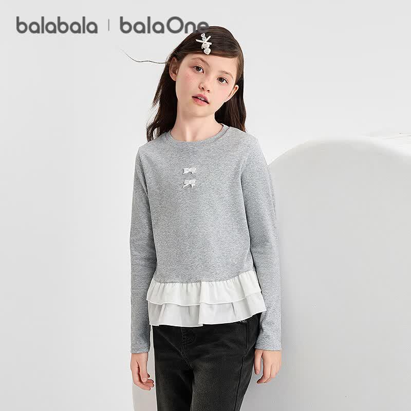 Balabala Girls' Long-Sleeve T-Shirt
