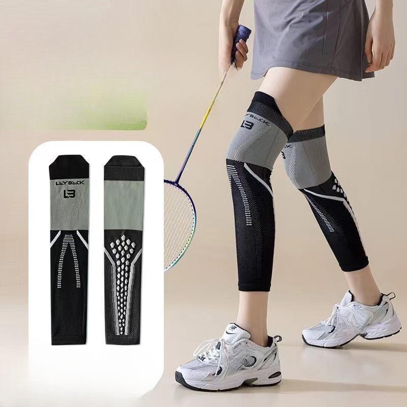 Summer Marathon Knee Pads, Compression Leg Protectors, Women's Cycling and Running Sports Pressure Stockings